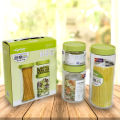 Pack of 3 Glass Jar Set. 