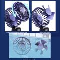 AnDyN Kimp Portable Mini Fan USB Rechargeable Mini Fan Adjustable Cooling Fan Handheld Fan with Battery LED Display. 