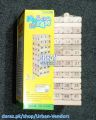 Jenga Wooden Blocks Number and Multicolor 54 Blocks with 4 Dice Stacking Tumbling Tower - Large Size Tower. 