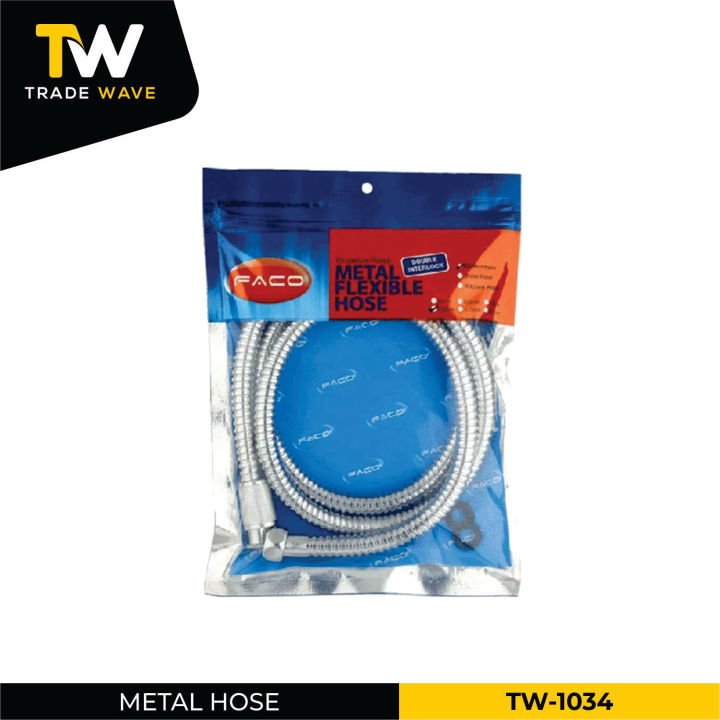 Trade Wave 100 CM Metal Flexible Hose/Chain Pipe for Toilet & Muslim Shower