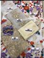 Unstitched Chiffon Embroidered Suit For Women - 3 Piece. 