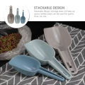 Pack Of 3 Pcs Plastic Measuring Spoon's- Scoopers for Containers-  Flour Grain Candy Coffee Bean Ice Scoops Shovel Party Buffet Tools-  Multi Use Sturdy Ice Scoop- 3 Different Size's Spoon's. 