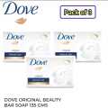 Dove Original Beauty Soap - Pack of 3 - Beauty Bar - Imported. 
