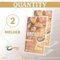 Brochure Holder - Brochure Stand - Menu Display Stand - Menu Stand - Picture Frame - Flyer Holder - sign Didplay Stand - Acrylic Brochrue Holder - Desk Brochure Stand - QR Code Display Stand - Restaurant Menu Display - Alpha Galaxy Shop. 