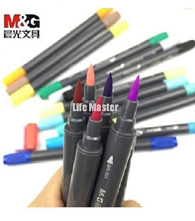 SignMe%20Pack%20of%2012%20Dual%20Tip%20Watercolor%20Brush%20Markers%20for%20Sketching,%20Painting%20and%20Coloring%20-%20Multicolor%20-%20Image%203