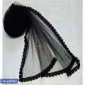 Black Light weight Narrow Net Stole Scarf Stoler For Ladies and Girls and Many More Colours Black Yellow White Blue Red Pink Multiple Dupatta STOLES Hijab Scarf For Girls NET JALI WALA STOLER Designing. 