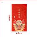6Pcs Chinese Lunar New Year Red Envelopes Lucky Money for Graduation Wedding. 