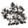 20 Pcs Momentary Right Angle Tactile Tact Push Button Switch 6x6x8mm. 