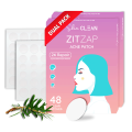 SKINCLEAN (48 Count) Pimple Patches Acne Hydrocolloid, Clear Blemish Stickers, infused with Salicylic Acid & Tea Tree Oil, Waterproof, Mighty Miracle Face Patch, 3 sizes (8-10-12mm). 
