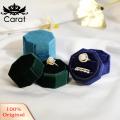 Carat Ring Box Elegant Couple Rings Box Dressing Table Jewelry Organizer. 