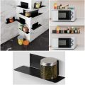 Wall Mount Floating Kitchen Accessories Storage Shelf Rack Organiser. 