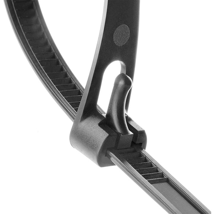 NCANRUI Releasable Zip Ties 12Inch Heavy Duty Zip Tie Thick Black Cable Ties 100Lb Tensile Strength Nylon Cable Wire Ties 100Pcs
