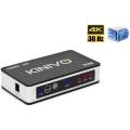 HDMI Switch 4K HDR, Kinivo (3 Port, 4K 30Hz, Auto-Switching, IR Wireless Remote). 