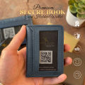 RFID Wallet | Minimalist Men's Purse Long Wallet For Men Bi Fold Simple Wallet Clasp  Card Holder [Secure Book]. 