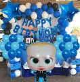 Boss Baby Birthday Decoration Theme  Birthday Decoration Theme for Boys  Birthday Balloons  BOSS BABY FOIL SET. 