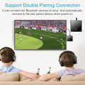 Bluetooth Transmitter Receiver, 2-in-1 Fibre Optic Bluetooth 5.0 AUX 3.5 mm Wireless Audio Adapter for TV/Car Sound System. 