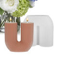 Geometric Silicone Mold 3D Geometric Rainbow Silicone Candle Mold Unique Arch Molds, Creative Diy Handmade Epoxy Resin Molds, Candle Molds For Candle Making Molds For Candles. 