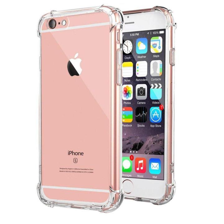 iPhone 6 Plus Case, iPhone 6s Plus Case, Clear Shockproof Bumper Case Transparent Silicon TPU Cover for iPhone 6 / 6S Plus 5.5 inch - intl