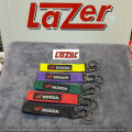 HONDA KEYCHAIN RIBBON KEY CHAIN FOR HONDA CARS - BLACK COLOUR. 