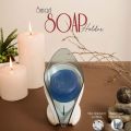 Smart soap holder very stylish and high quality leaf shape for bathroom and kitchen household essentials self adhesive soap dispenser bathroom accessories kitchen accessories leafy dish. 