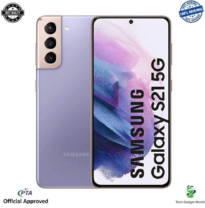 Samsung Galaxy S21 | 6.2 Inches Display |128 GB Storage | 8 GB RAM | Qualcomm Snapdragon | Triple Main Camera (12MP, 64MP and 12MP) and 10 MP Selfie Camera | Official PTA Approved | Daraz Like New Phones (Used Mobile Phones - 100 % Original)