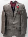 Little's Mart Kids 5pcs Formal Suit Wedding Party Wear pant  coat brown. 