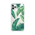Summer Retro Banana Leaves Phone Case Clear for iphone 12 11 Pro max mini XS 8 7 6 6S Plus X 5S SE 2020 XR cover. 