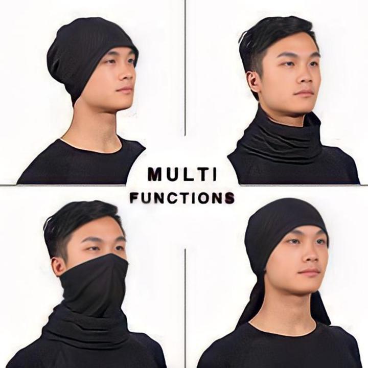 Thermal Golf Neck Warmer Snood Winter  FLEECE NECK Warmer Tube Snood Scarf Face Mask Wool Neck Gaiter/Face Mask/Neck Warmer Ski Mask/Sustainable/Neck protection –  Black