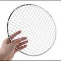 Stainless Multipurpose Steel Round Grill Net with Foot Baecue Rack Steam Baking Rack Camping Outdoor BBQ Meshes. 