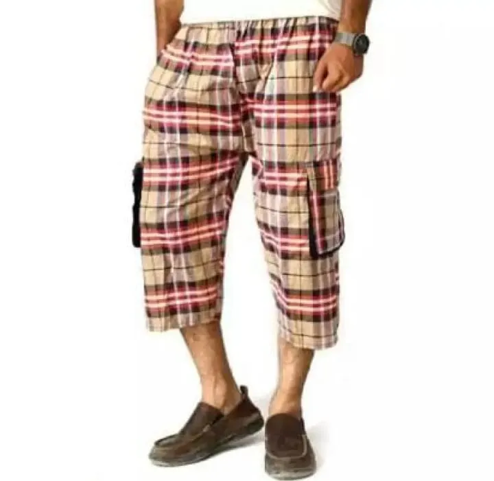 Pack%20Of%20Two%20-%20Summer%20Cotton%20Quarter%20Shorts%20For%20Men%20-%20Checked%20Print%20(With%20Two%20Side%20Pockets%20Only)%20-%20Multicolor%20-%20Image%205