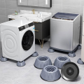 4 Pcs Anti Vibration Pads For Washing Machine Feet  Anti-Vibration Pads for Washing Machines, Anti-Vibration Rubber, Anti-Vibration Lifting Stand, Foot Pads, Height Adjustment, Bottom Raiser, Washing Machine Lifting Base. 