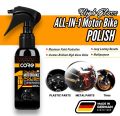 Motor Bike Polish High Gloss Shiner - Core All in 1 Bike Polish for Tire, Seat, Tank and all plastic parts | 100ml Made in Germany. 