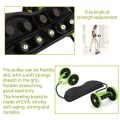 2-in-1 Double AB Roller Wheel Fitness Abdominal Core Exercise Equipment Slimming Trainer at Home Gym. 