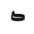 Knotted Mens Hair Ties For Men 5 pcs Wide Black No damage Crease Breakage Men with Long Hair For Buns Curly Thick Elastic Hair. 
