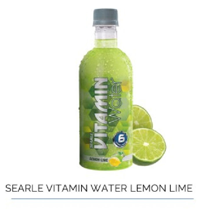 Pack of 12 Searle Vitamin Water-Lemon Lime - 300ml