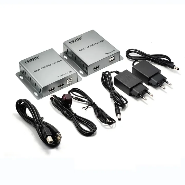 HDMI%2060M%20KVM%20Extender%20HDMI%20USB%20extender%20over%20cat5e/6%201080P%204K%20USB%20HDMI%20KVM%20extender%20splitter%20with%20HDMI%20loop%20for%20mouse%20keyboard%20-%20Image%202
