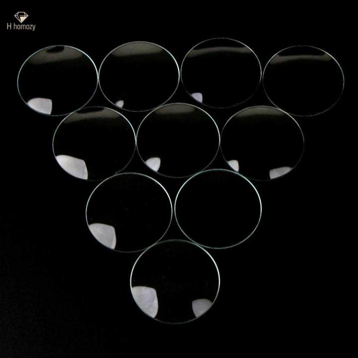 20pcs 33mm Dia Double Convex Lens Watch Glass Replacement Part
