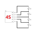 OYPFXMI BMS 4S Active Balancer Board 1.2A Lifepo4 Li-Ion Lithium Battery Energy Transfer Equalizer Module Inductive Version. 