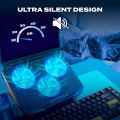 F2 PLUS COOLCOLD GAMING COOLER 3 BIG FANS COOLING PAD. 