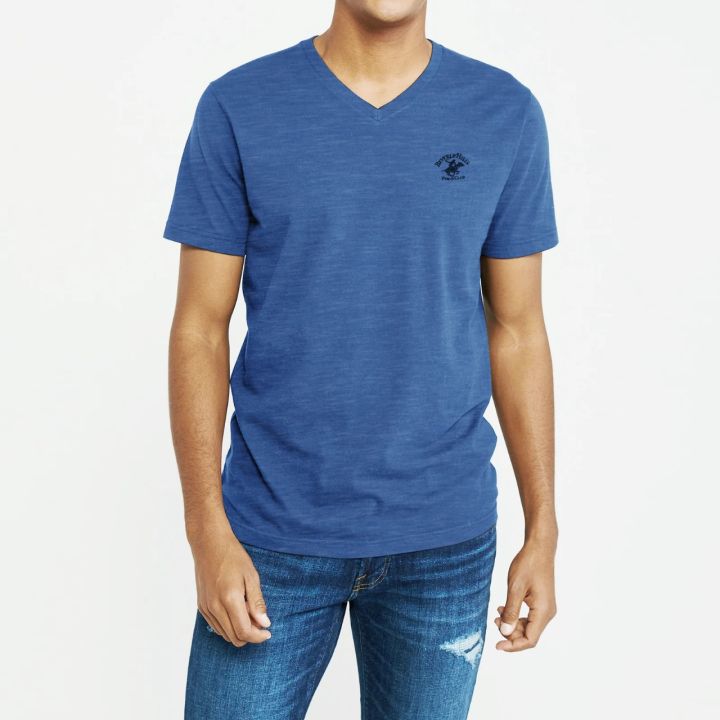 BAGCITY | Men's T-shirt V Neck, Summer Stuff, Beverley Hills Polo Club, Flexible Soft Fabric, Export Leftover, A+ Quality Size Size S to XL