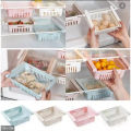 Adjustable Fridge Storage Basket Expandable Rack Plastic Space Saver Food Organizer Tray. 