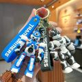 Cartoon Movie Transformer Key Chain Optimus Prime bumblebee robot Key Chains Silicone Car Key Chain Bag Pendant Keyring Friends. 
