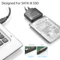 SATA to USB 3.0 2.5/3.5 HDD SSD Converter Cable Line Adapter easy to use. 