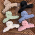 Plush Hair Clip for Women Girls | Korean Style Plush Hair Clips for Women Girls. 