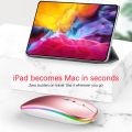 Wireless Mouse RGB Rechargeable Bluetooth Mice Wireless Computer Mause LED Backlit Ergonomic Gaming Mouse for Laptop PC. 