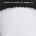 1 SET Shrink Plastic Sheets for Kids Crafts Shrink Dink Sheets Large Size Sheets Frosted Blank Paper DIY Craft. 