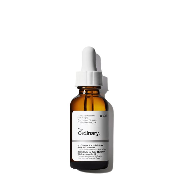 The Ordinary -  100% Organic Cold-Pressed Rose Hip Seed Oil - 30ml - Beauty by Daraz