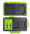 Memory Card Case, Memory Card Storage Box, Card Box, Built in Gopro Charging Base, Travel Crad Box. 