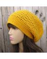 Crochet Slouchy Beanie Wool Cap For Women. 