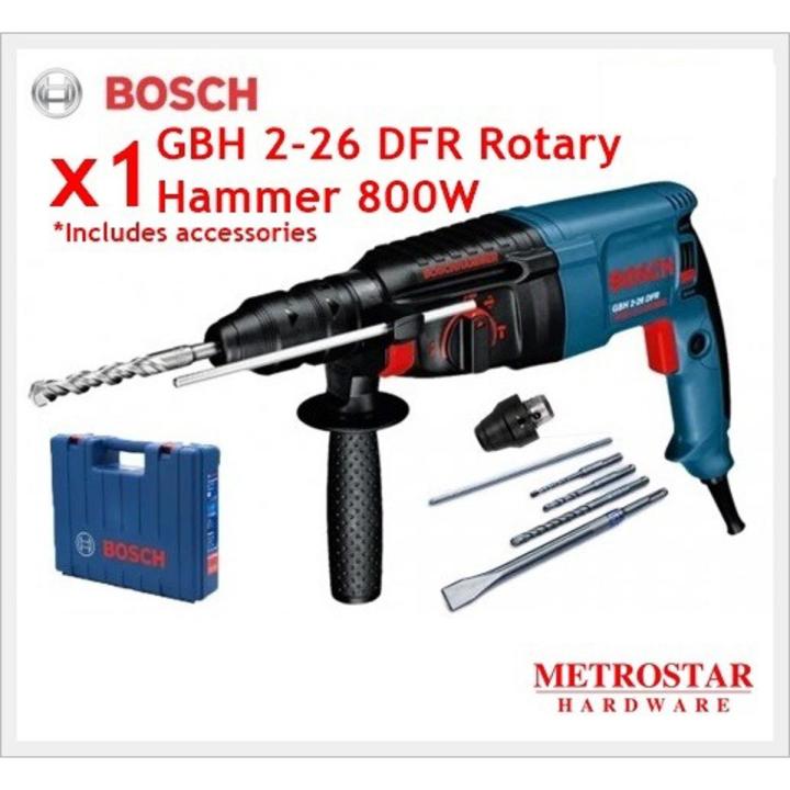 test BOSCH GBH 2-26 F SDS+ PLUS ROTARY HAMMER DRILL IN CARRY CASE WITH QCC